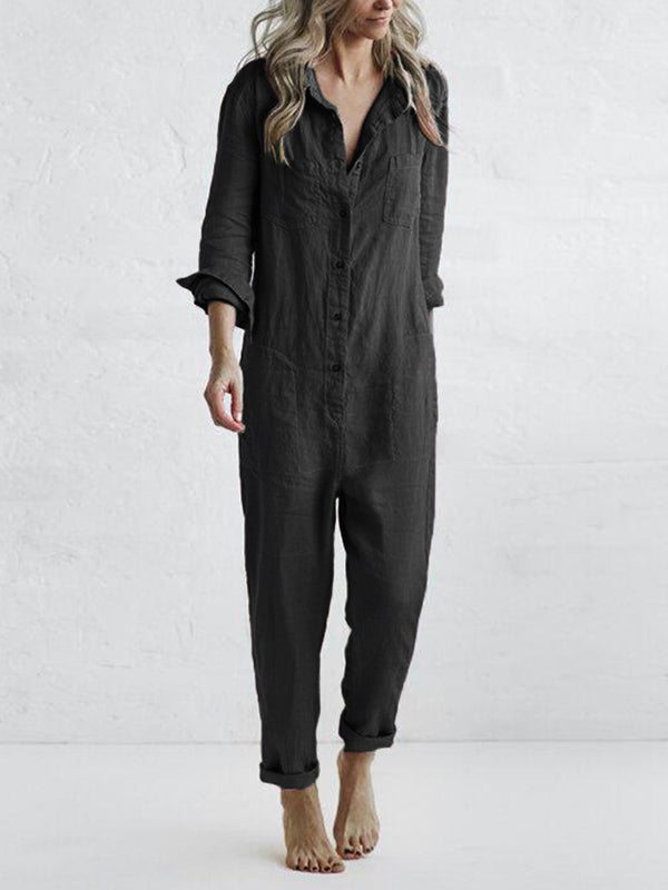 Iris - Jumpsuit Med Lange Ermer