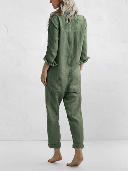 Iris - Jumpsuit Med Lange Ermer