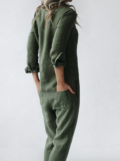 Iris - Jumpsuit Med Lange Ermer