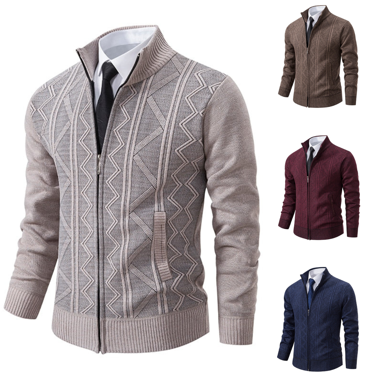 Donald - Stilig business-cardigan