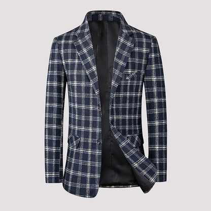 Lex - Avslappet Rutete Blazer for menn