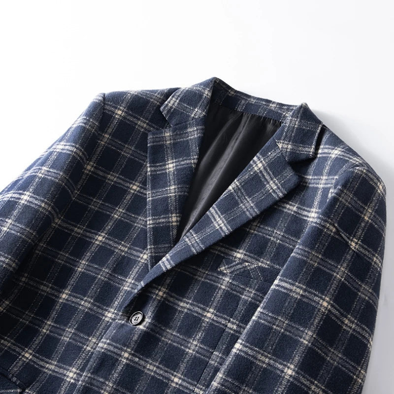 Lex - Avslappet Rutete Blazer for menn